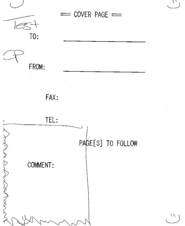 fax page