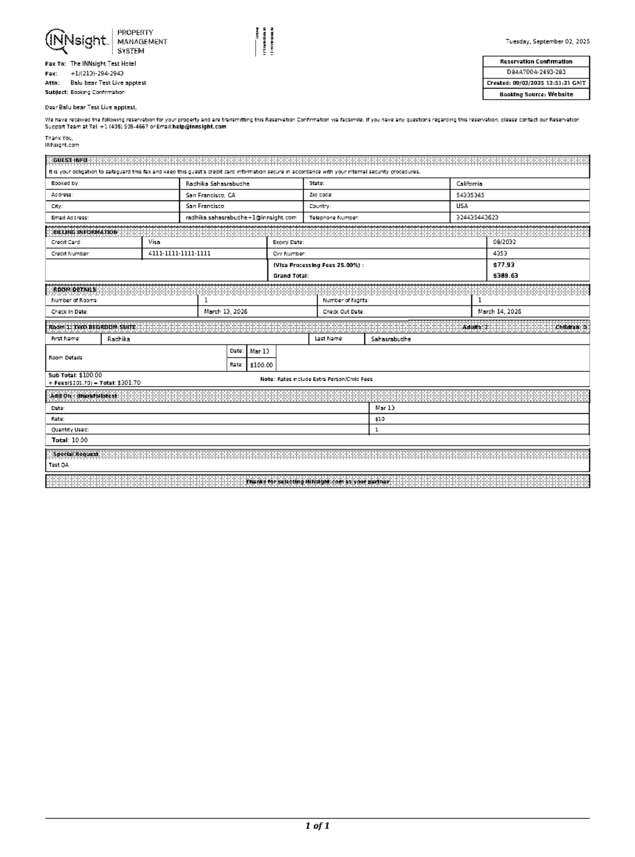 fax page