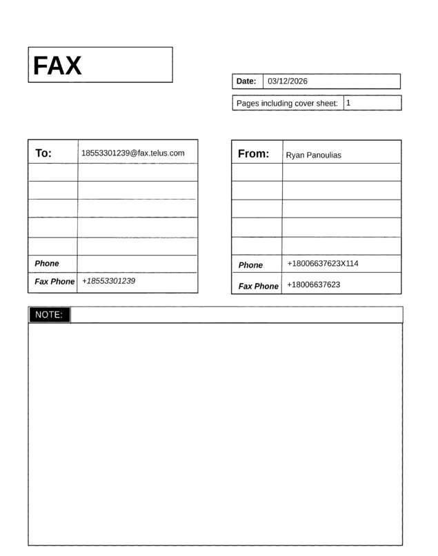 fax page