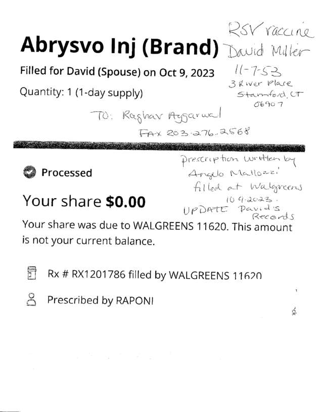 Fax page
