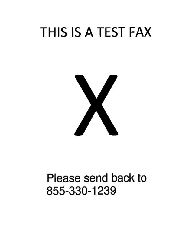 fax page