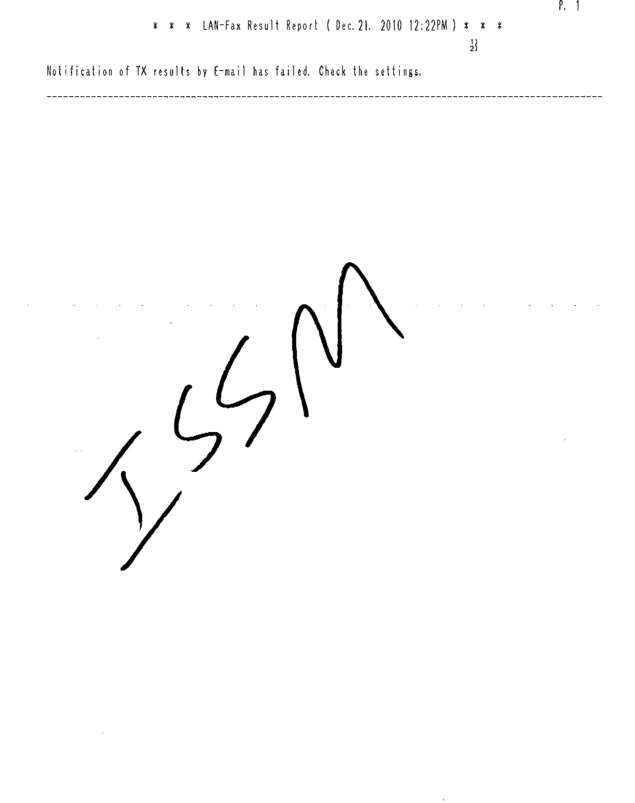 Fax page