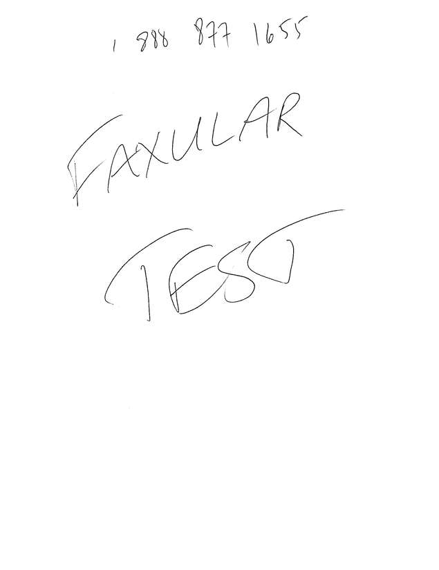 Fax page