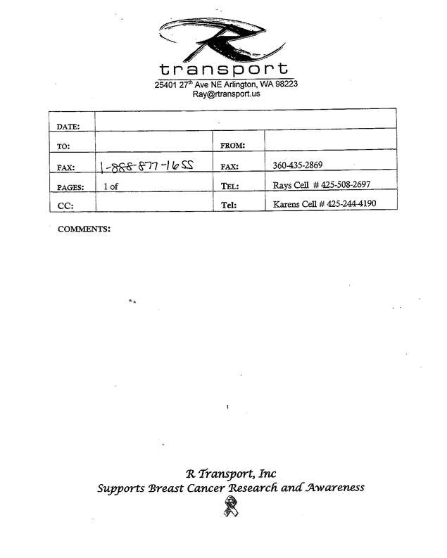 Fax page