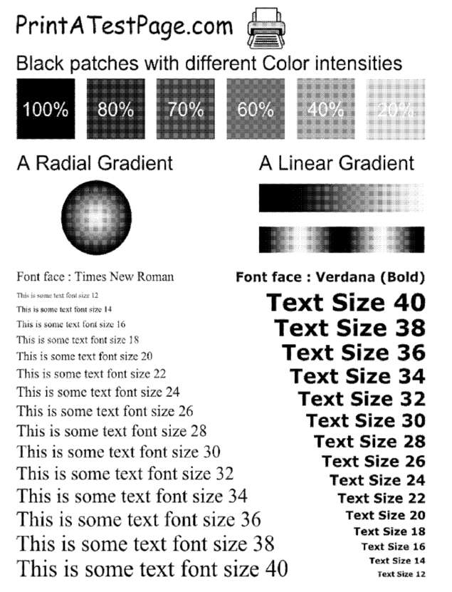 Fax page