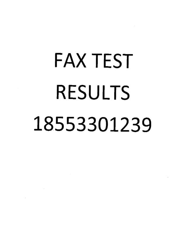 fax page