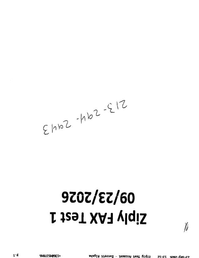 fax page