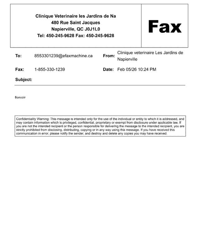 fax page
