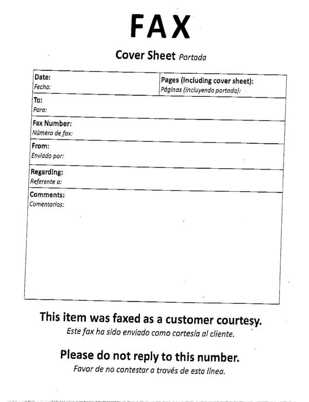 fax page