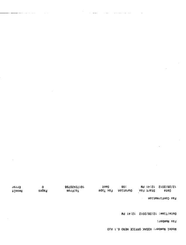 Fax page