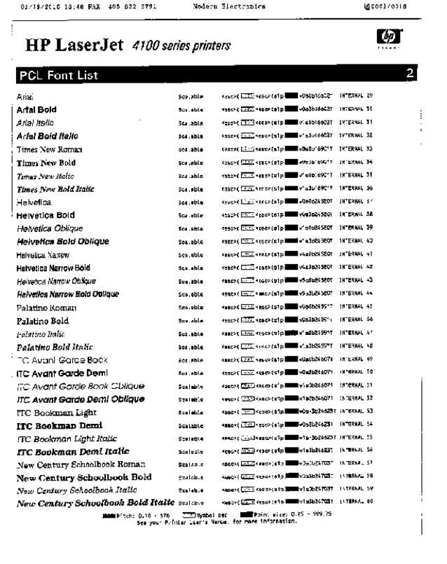 Fax page