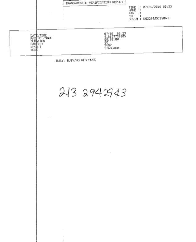 fax page