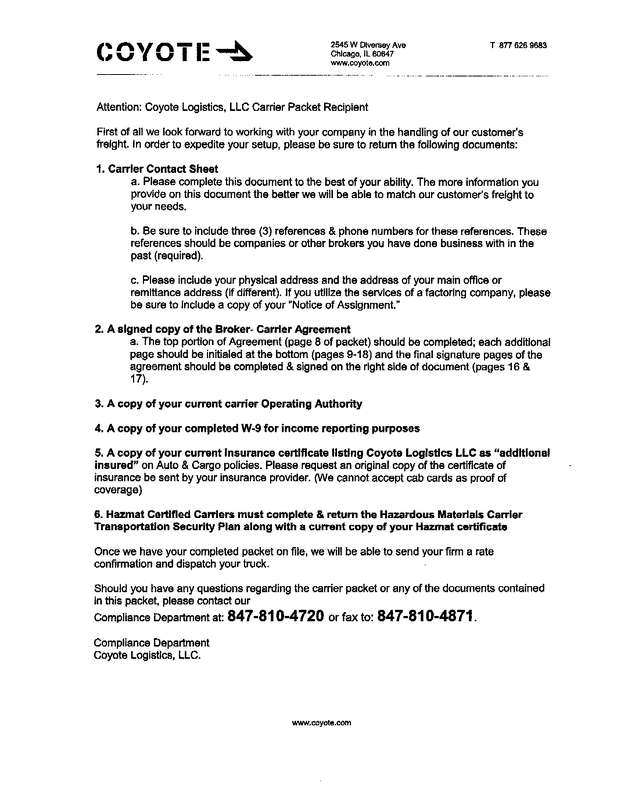 Fax page