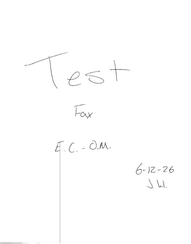fax page