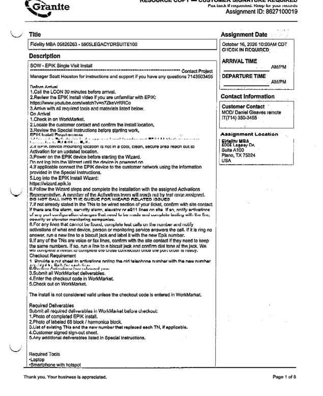 fax page