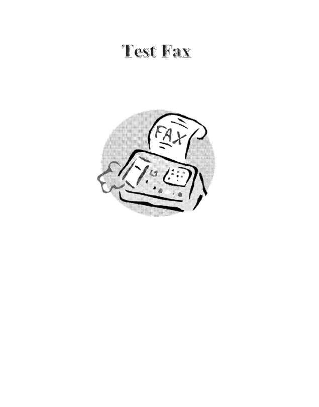 Fax page