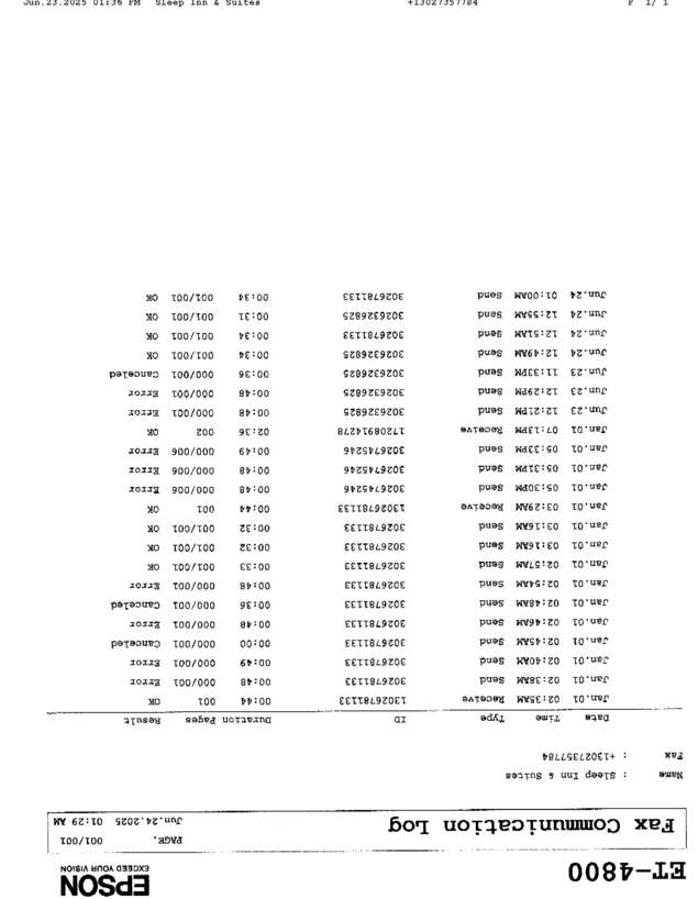 fax page