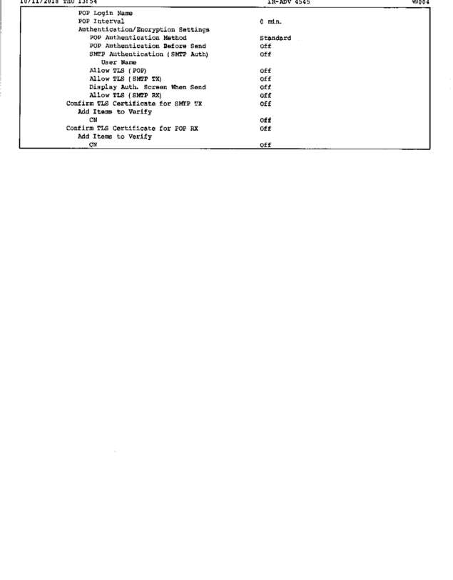 Fax page