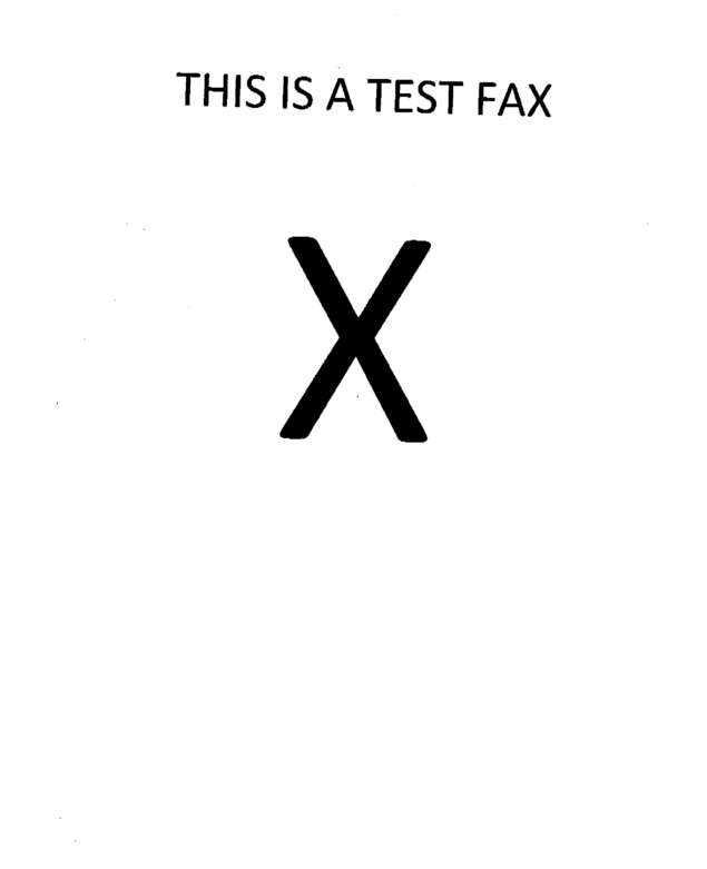 Fax page