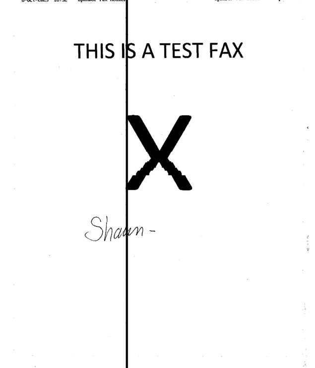 fax page