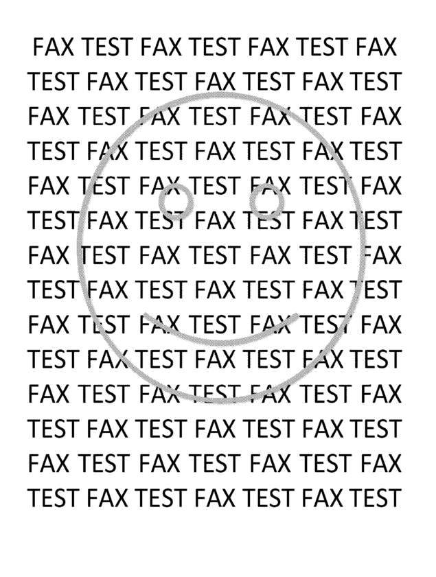 Fax page