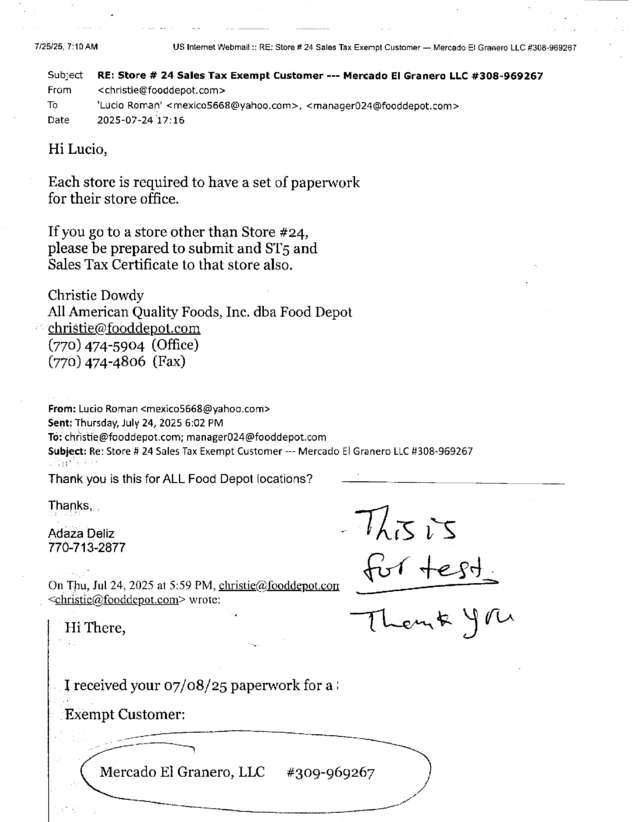 fax page