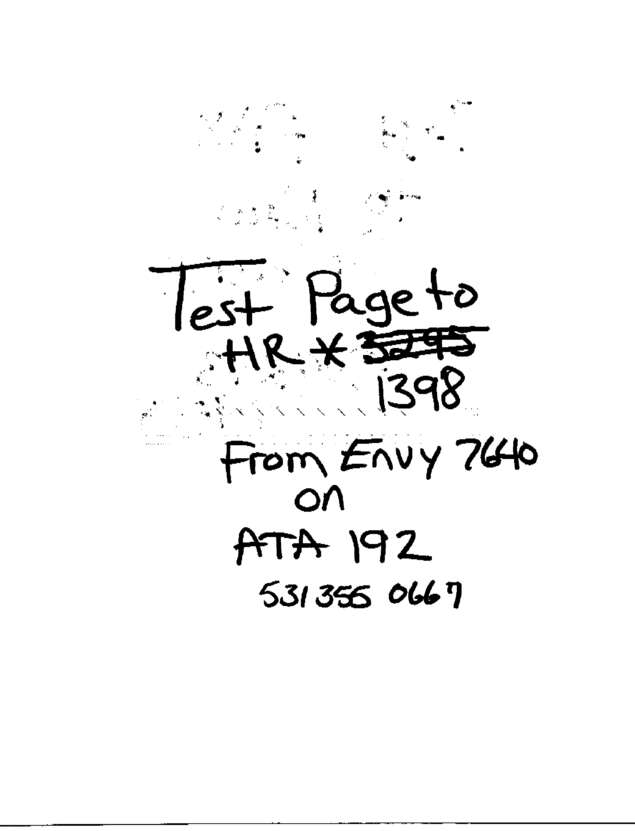 fax page