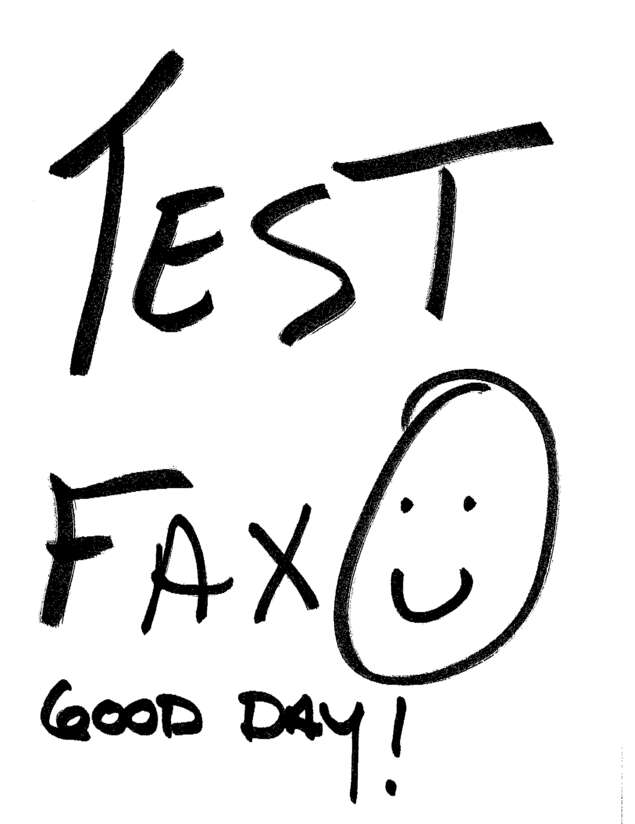 Fax page