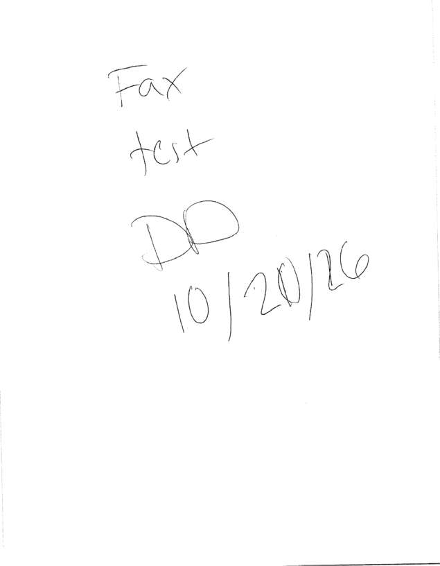 Fax page