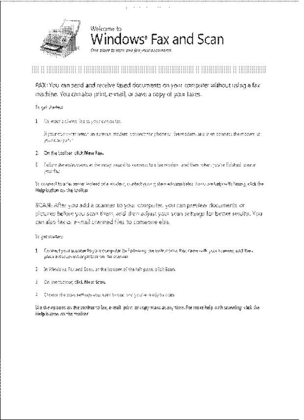 Fax page