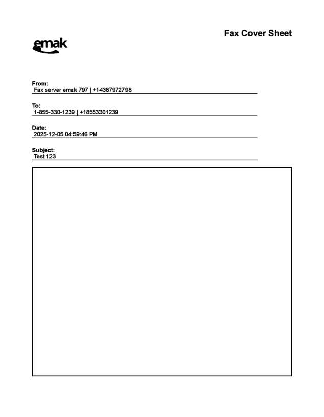 fax page