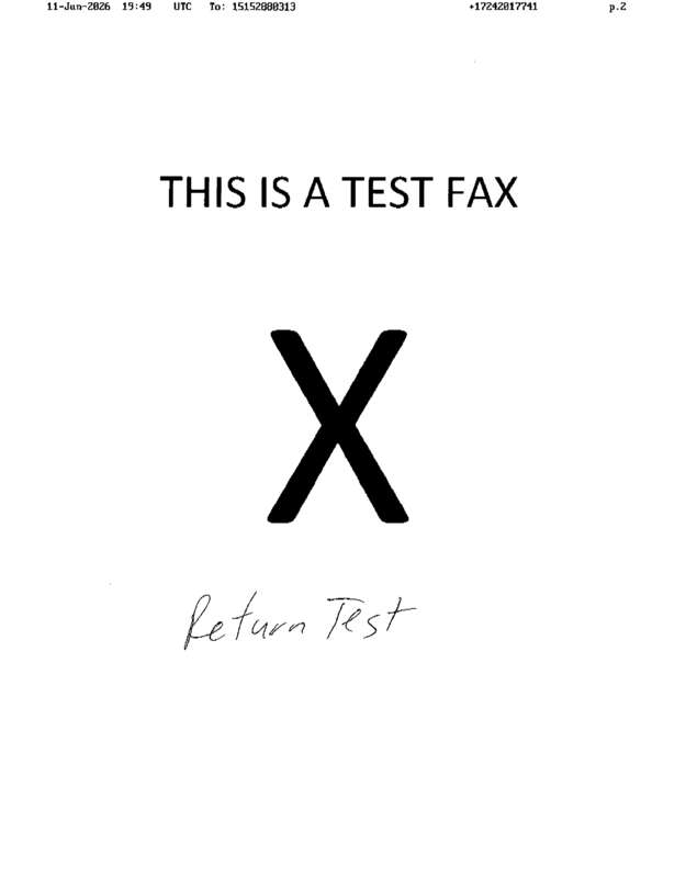 fax page