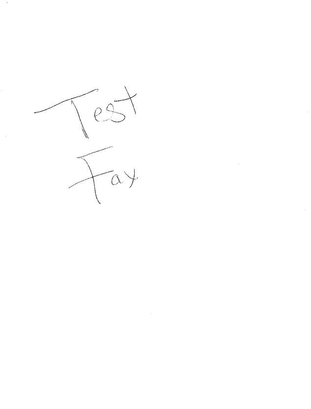 Fax page
