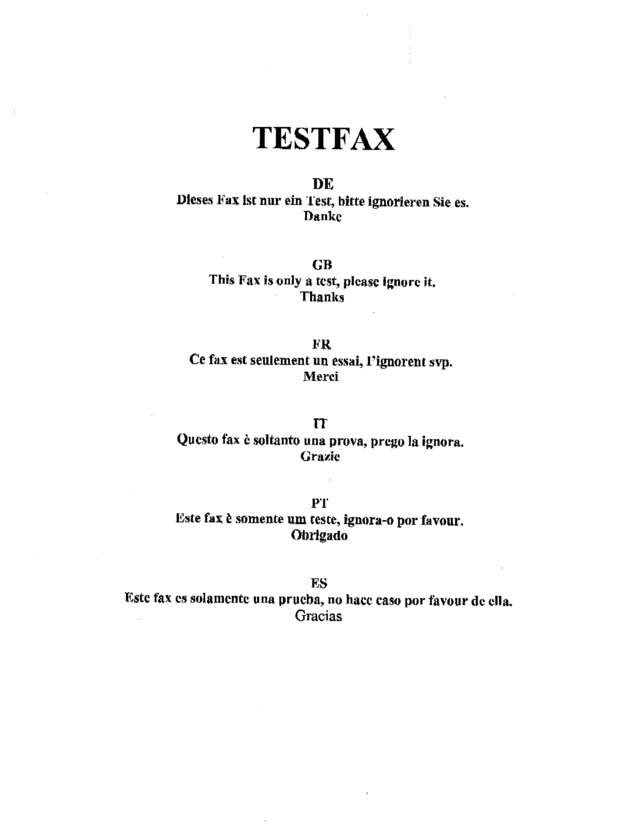 fax page