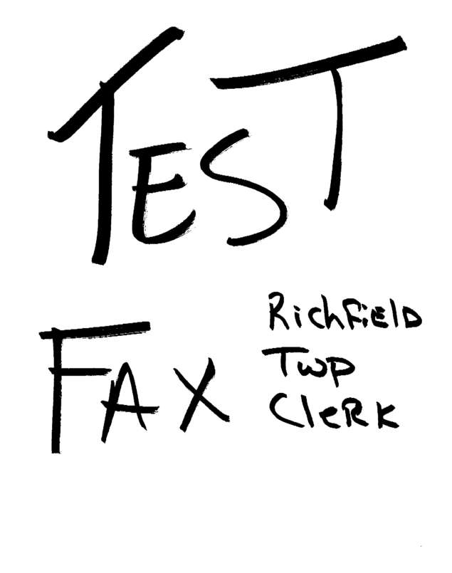 fax page