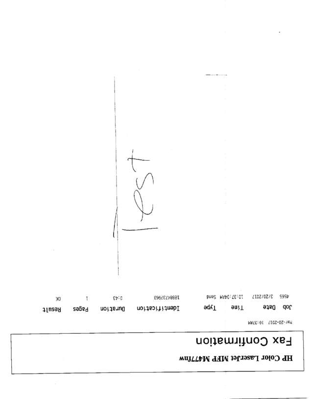 Fax page