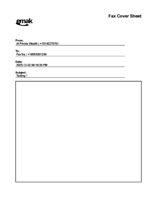 fax page