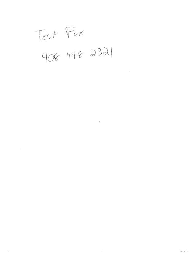Fax page