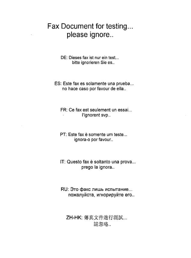 fax page