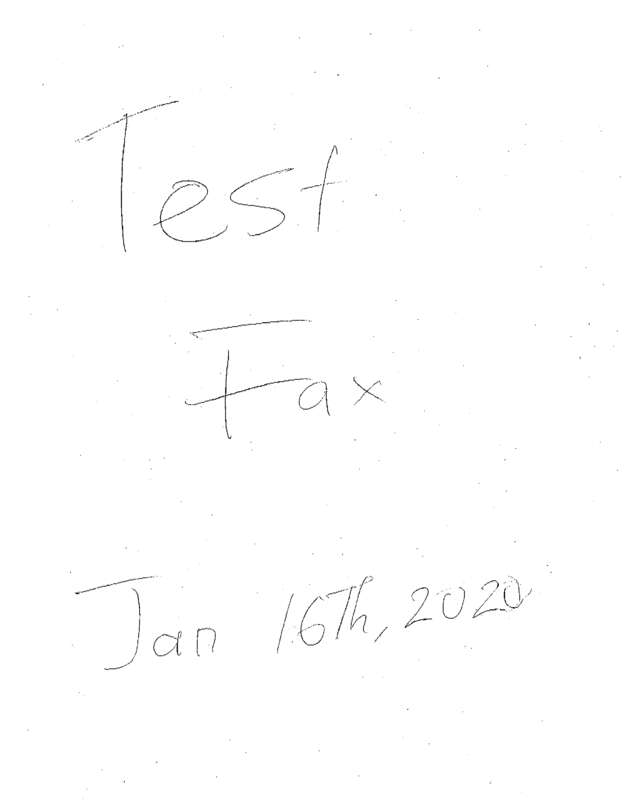 fax page