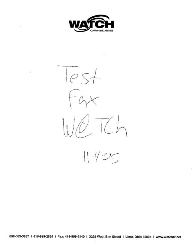 fax page