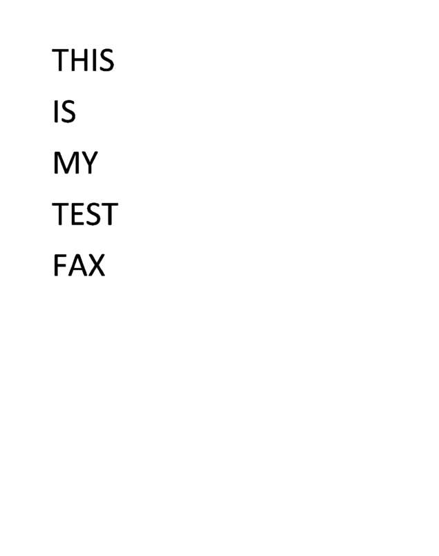 fax page
