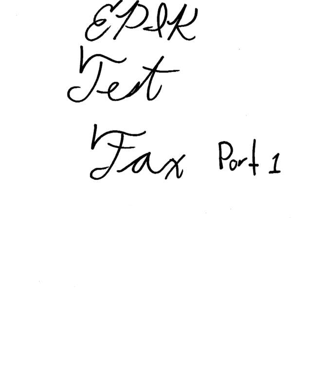 Fax page