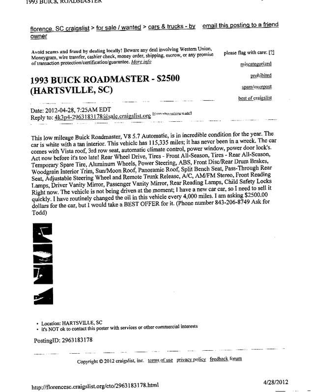 Fax page