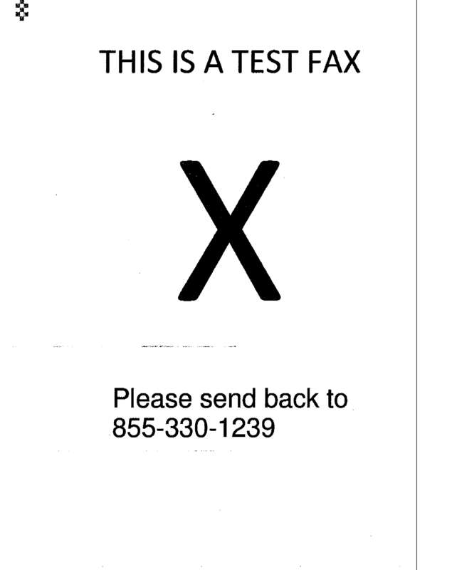 fax page