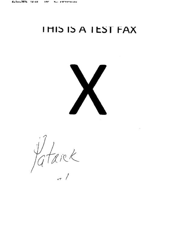 fax page