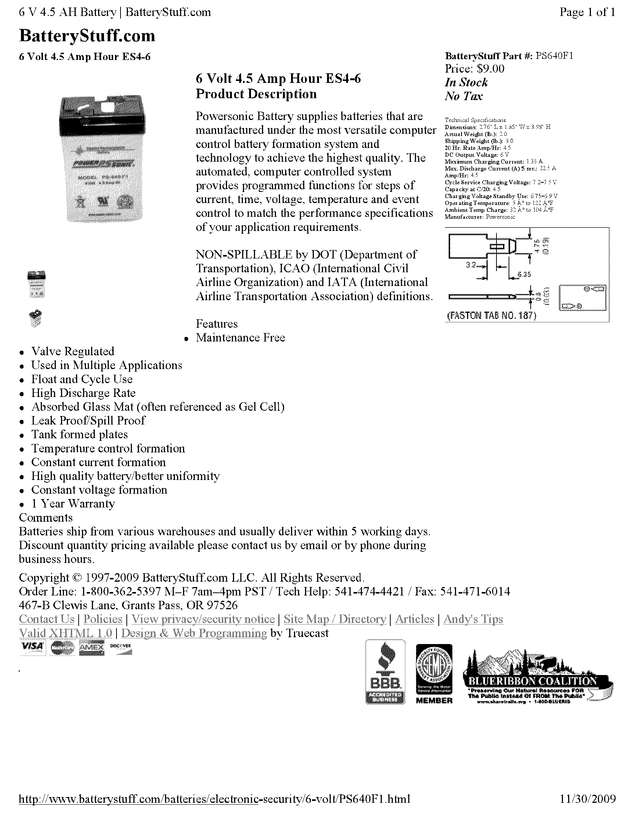 Fax page