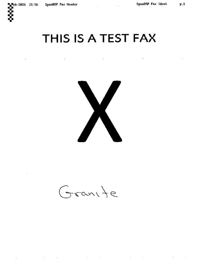 fax page