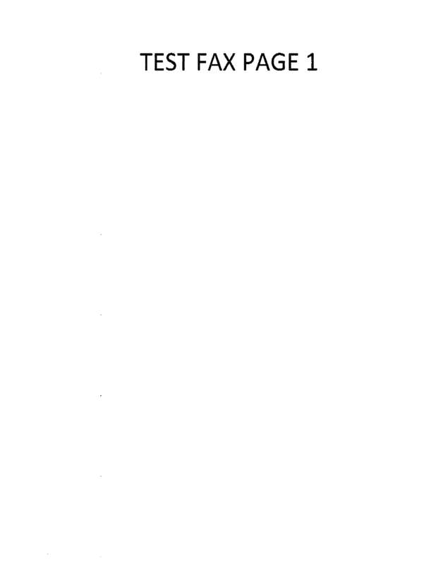 Fax page