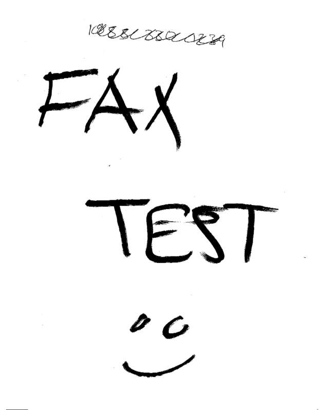 Fax page